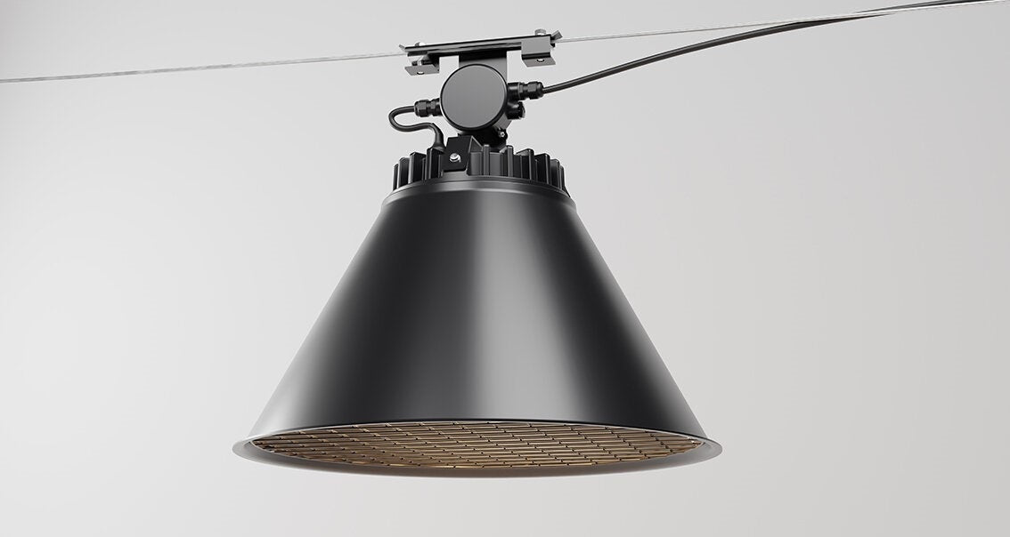 Uusi vaijeriasennuskiinnike Zeron City- & City Globe -valaisimissa