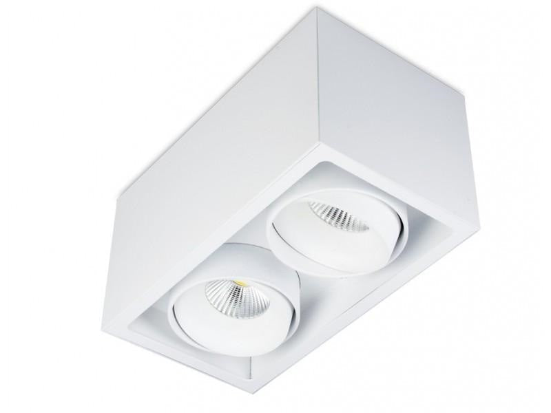 Cube 2-osainen 2x9,3W 1574LM Pinta-asennettava kattovalaisin