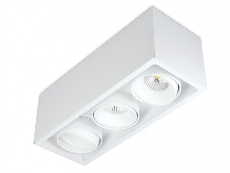 Cube 3-osainen 3x9,3W 2361LM Pinta-asennettava kattovalaisin