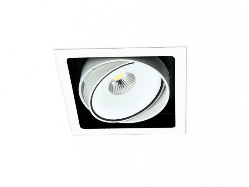 Gran Cube 1-osainen 16W 1370LM Upotettava alasvalo