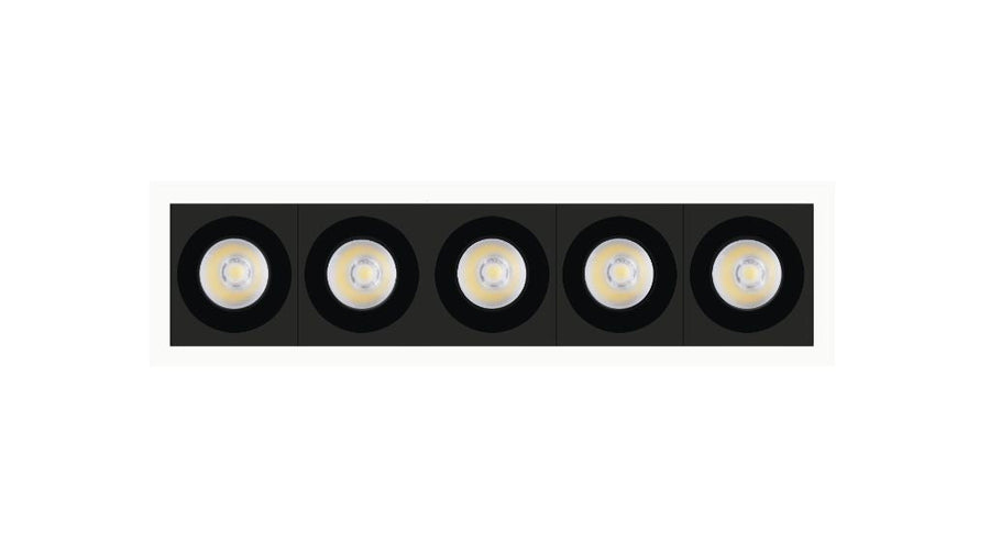 Lent Modular 5-osainen 10W 805LM upotettava alasvalo