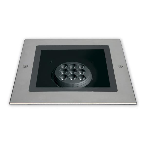 Tellux Large D44 Q315 Volvendo 9LED SB 22.4W 1267-1407LM Upotettava lattiavalaisin