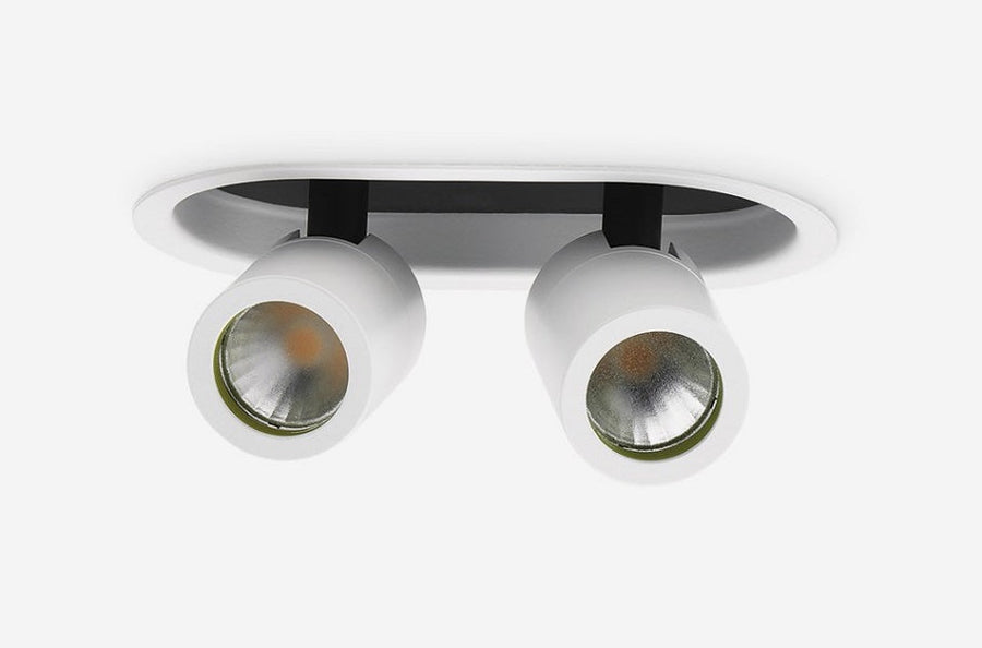 Pluriel Micro 2x4,5W 2x226-373LM 2-Osainen upotettava alasvalo