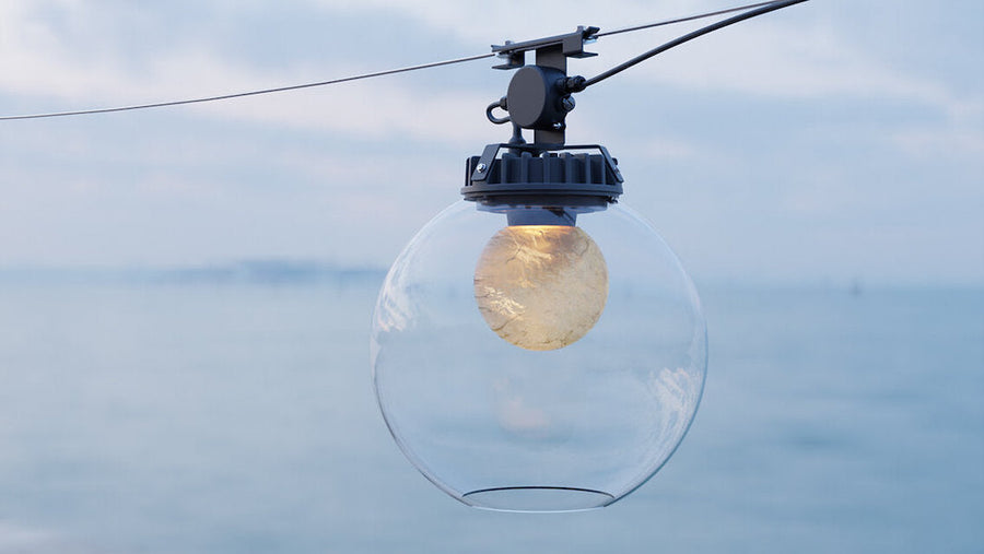 City Globe Wire Riippuvalaisin